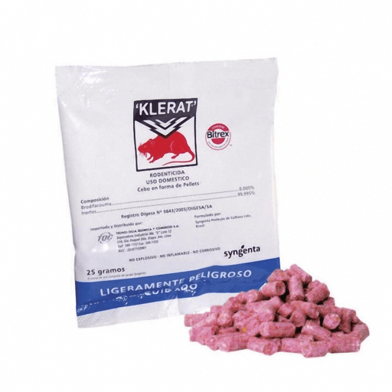 Raticida 25g Klerat